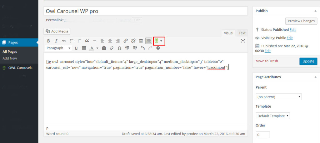 Owl Carousel WP Pro - An Owl Carousel WordPress plugin - themesCode