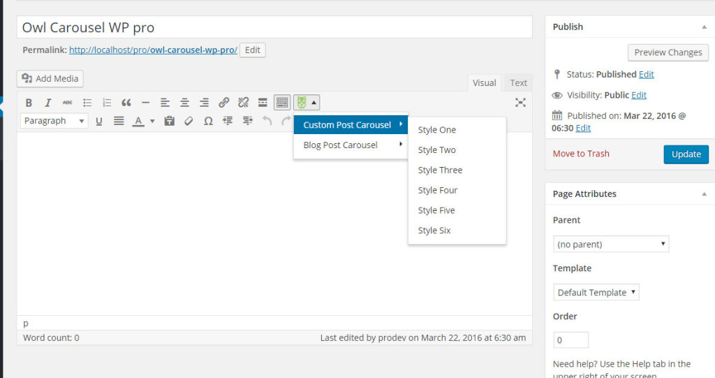 Owl Carousel WP Pro - An Owl Carousel WordPress plugin - themesCode